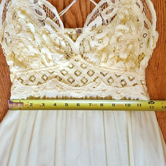 Free People Adella Slip dress Yellow sundress - Picture 10 of 14